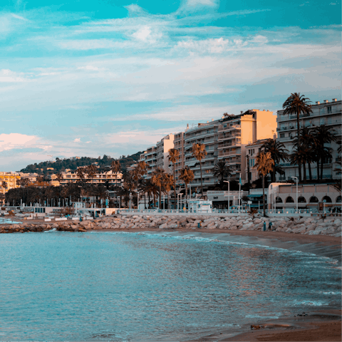 Take a day trip to Cannes, 42km away, and spend the day on the French Riviera
