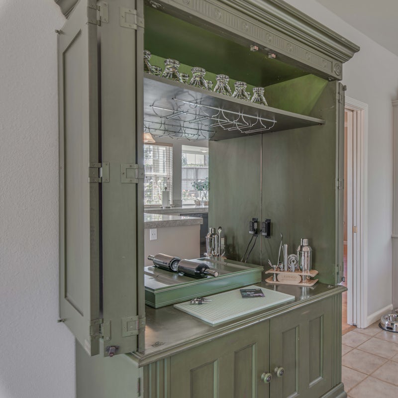 Enjoy a tipple from the 'barmoire'