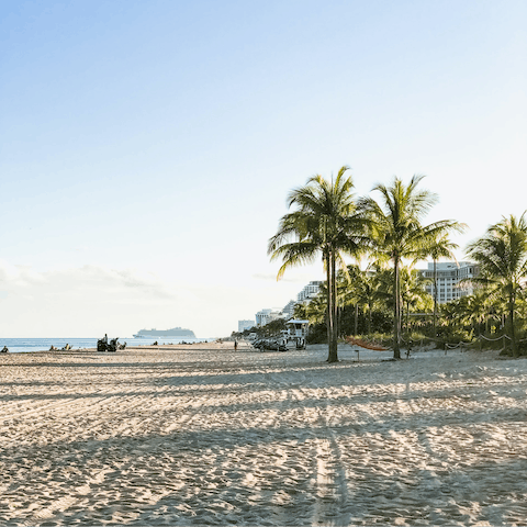 Explore the beaches of Davie and Fort Lauderdale 