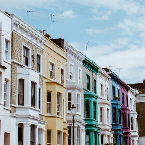 Head to the colourful streets of nearby Notting Hill for lunch