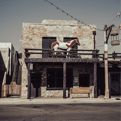 Drive over to Scottsdale's Old Town for a taste of Western history