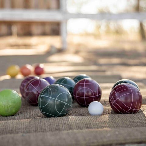 Play a few games of boules
