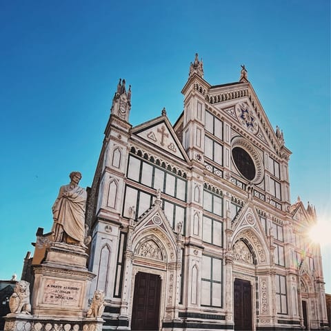 Start your sightseeing at Piazza Santa Croce, just a stroll away 