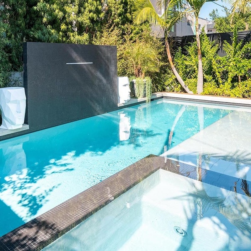 Relax own the private pool, complete with a soothing Jacuzzi
