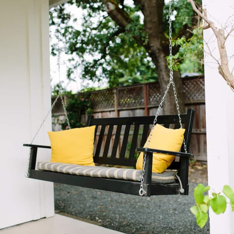 Relax on the porch in the swing seat