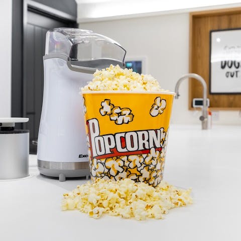 Make popcorn – just one of the kitchen's many cool gadgets