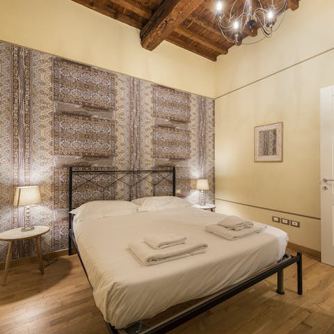 Wake up in the comfortable bedrooms feeling rested and ready for another day of Florence sighseeing