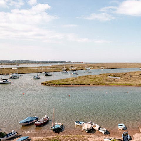 Explore Wells-next-the-Sea's quayside, right in front of your home