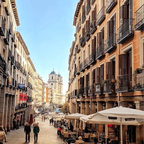 Take advantage of your prime location to explore all of Madrid's treasures 