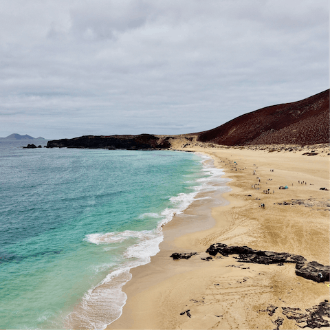 Stroll to the beach – there are plenty to choose from in Las Palmas