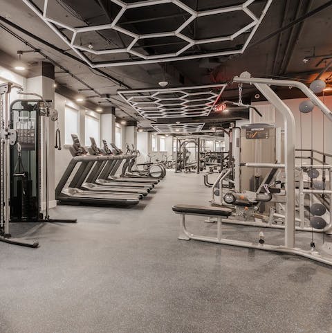 Work up a sweat in the shared gym if you have any energy left after exploring Washington, D.C