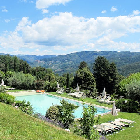 Soak up summer afternoons by the shared pool