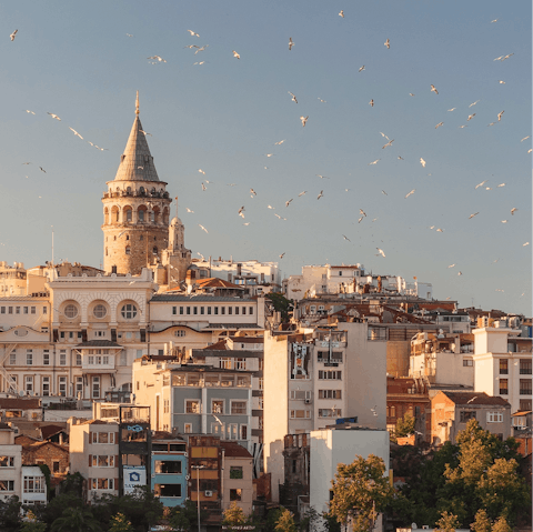 Stay in Istanbul's Galata neighbourhood and feel the history of the city