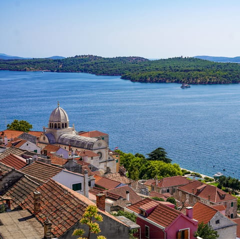 Make the twenty-minute drive to Šibenik and explore the historic town