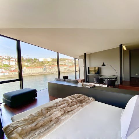 Wake up to river views in the morning