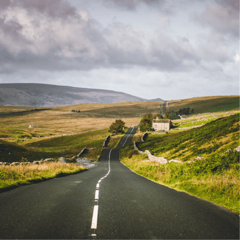 Drive into the spectacular Yorkshire Dales, only twenty minutes away