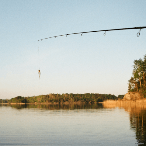 Try your hand at fishing or just enjoy walks along the river