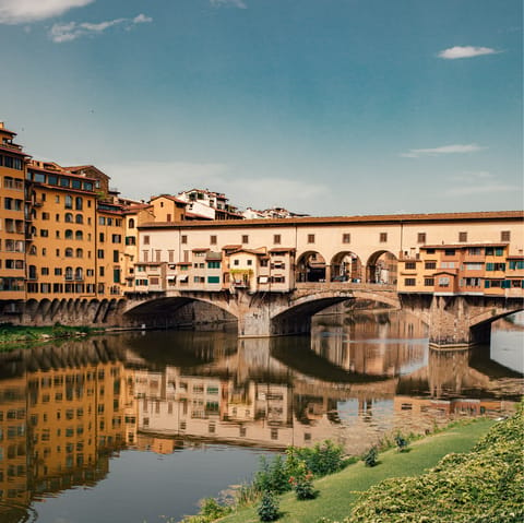 Mosey down to the famous Ponte Vecchio