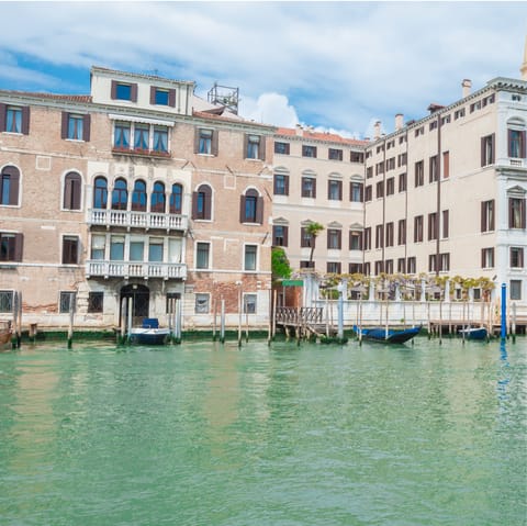 Explore the city of Venice via its many beautiful canals