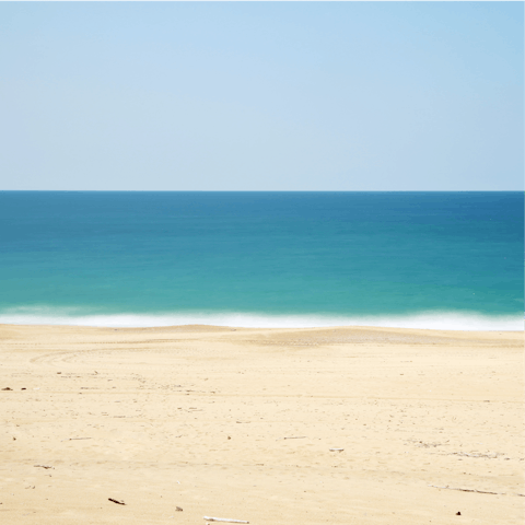 North of Ostuni you'll find pristine white sand beaches, just a twenty-minute drive from the villa