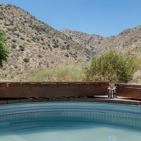 Cool down in the cowboy tub