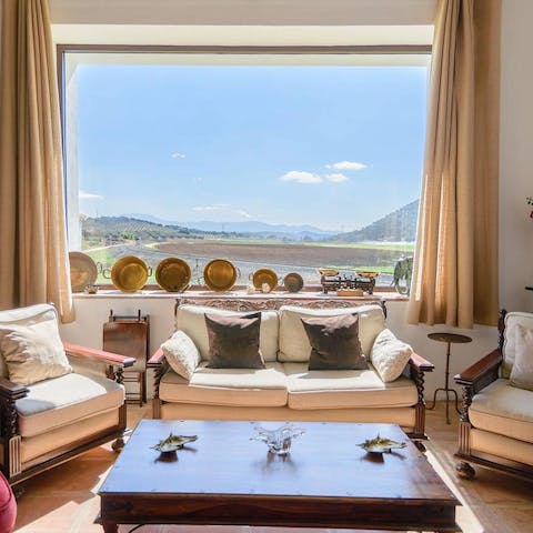 Enjoy the beautiful views whilst relaxing in the living room