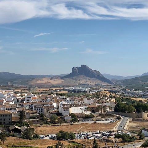 Take the scenic drive to Antequera – just 30 kilometres away