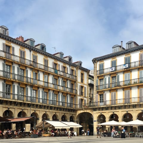 Explore the streets of San Sebastian's old town