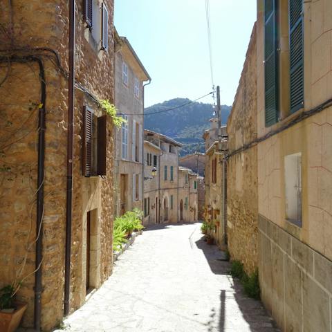 Visit the picturesque town of Artà, a six-minute drive away
