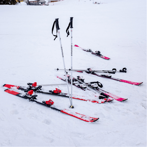 Carve some tracks at the local ski slopes within 200m of your front door