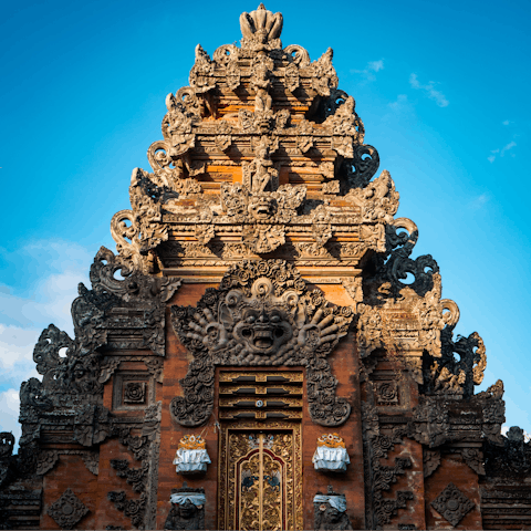 Get an insight into local life and experience the cultural hub of Ubud – Bali is known as the 'Island of the Gods' and spirituality pours from every corner 