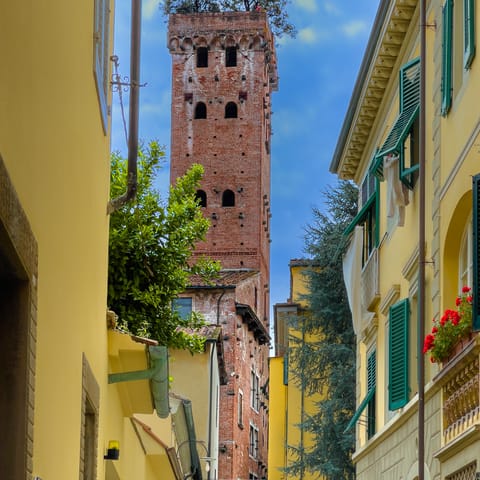Visit the famous Guinigi Tower, within walking distance of the apartment