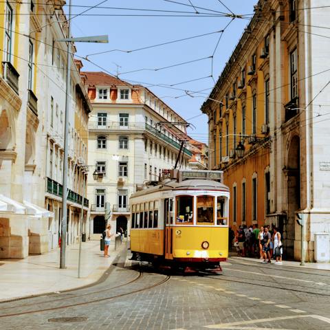 Explore the city's most elegant and artistic quarter of Chiado