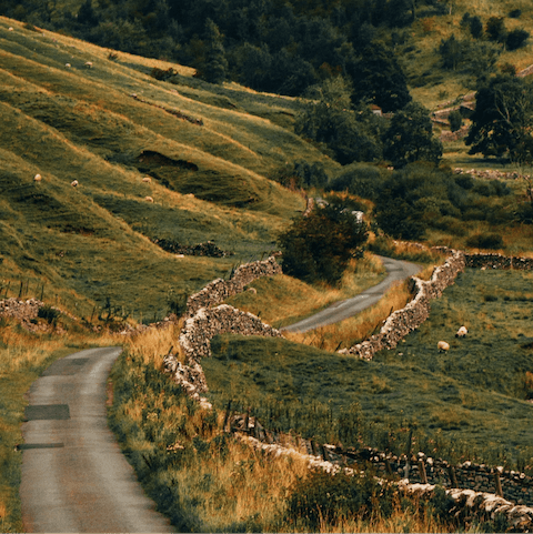 Adventure through the rolling countryside around Wooler