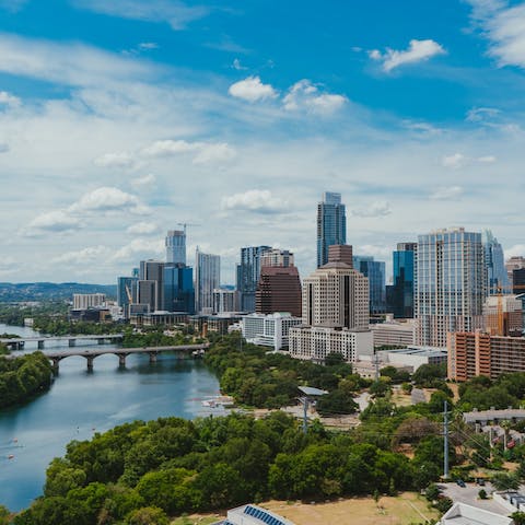 Explore the attractions of downtown Austin