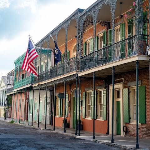 Soak up the history of the French Quarter