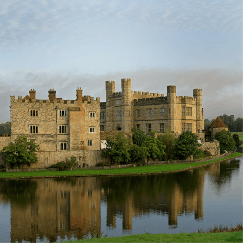 Discover over 900 years of history at nearby Leeds Castle – tour its 500 acres on a Segway and tackle a treetop adventure at Go Ape
