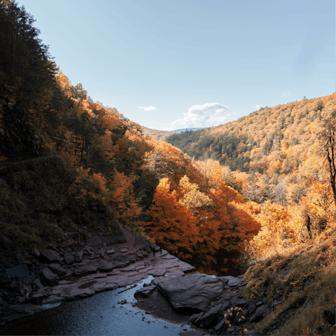 Pull on your hiking boots and take to the trails in the Catskills