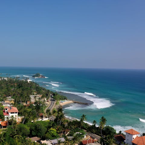 Explore the nearby Sri Lankan coastline