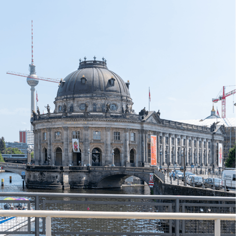 Brush up on your history knowledge at Museum Island, a twenty-minute stroll from your building