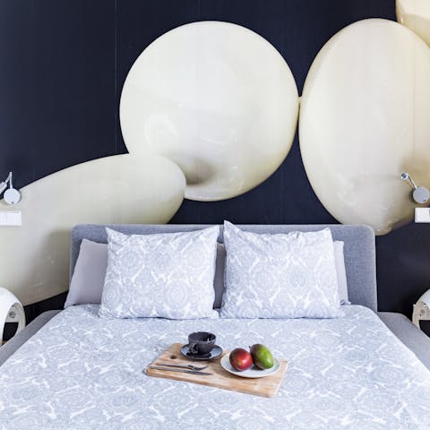 Wake up in the stylish bedrooms feeling rested and ready for another day of Madrid exploring