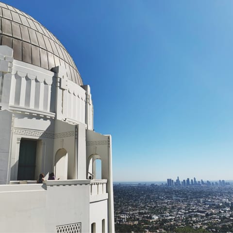 Make your way to Griffith Observatory for breathtaking views over the city
