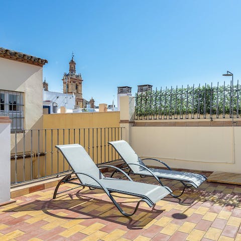 Soak up the southern Spanish sunshine on the rooftop terrace