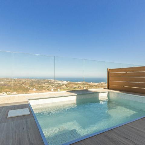 Cool off from the Costa del Sol sunsihne in the private plunge pool