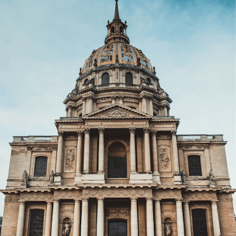 Visit Napoleon's tomb at Les Invalides – it's a few stops away on the metro