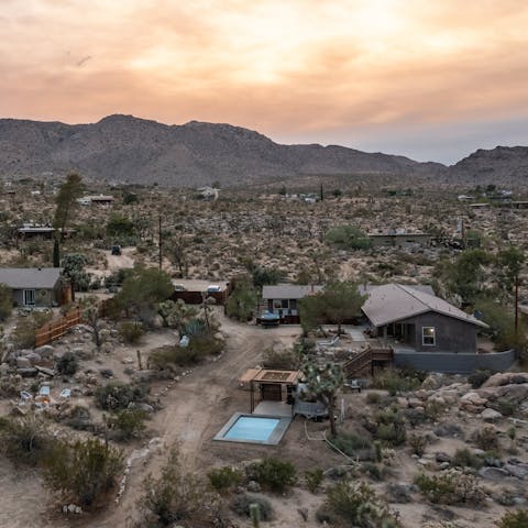 Discover a relaxing desert retreat nestled in Joshua Tree