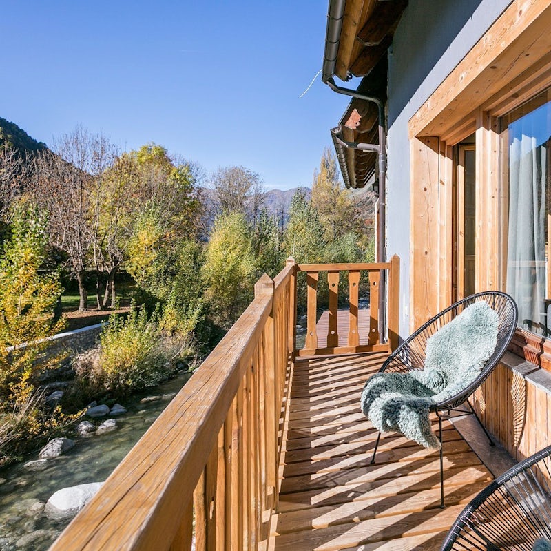 Sit out on your comfortable balcony with a cup of cocoa and take in the mountain views