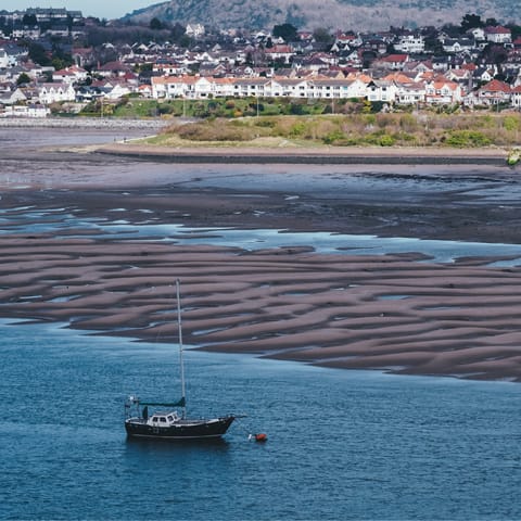 Take the scenic drive to historic Conwy or adventure through the countryside