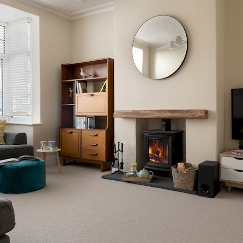 Feel a wonderful sense of relaxation from the cosy living room