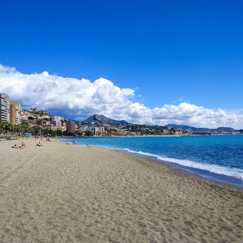Catch a few rays and soak up the vibe at the lovely Malagueta beach, home to golden sands and bustling beach bars